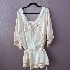 Sunday Linen Cream Dress